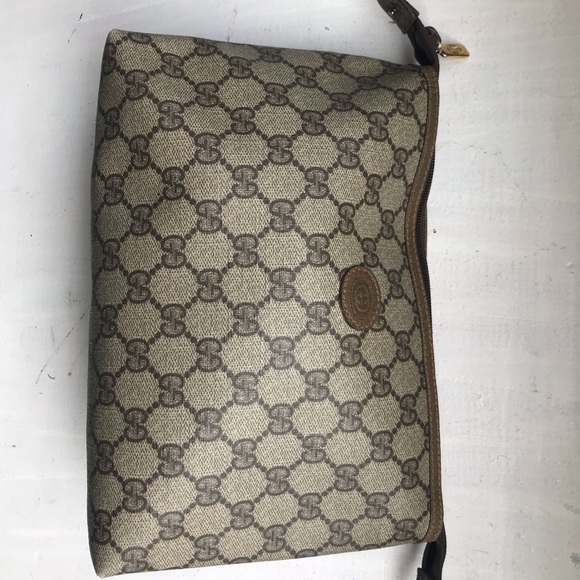 Vintage Gucci Clutch / Makeup Case - Picture 1 of 8